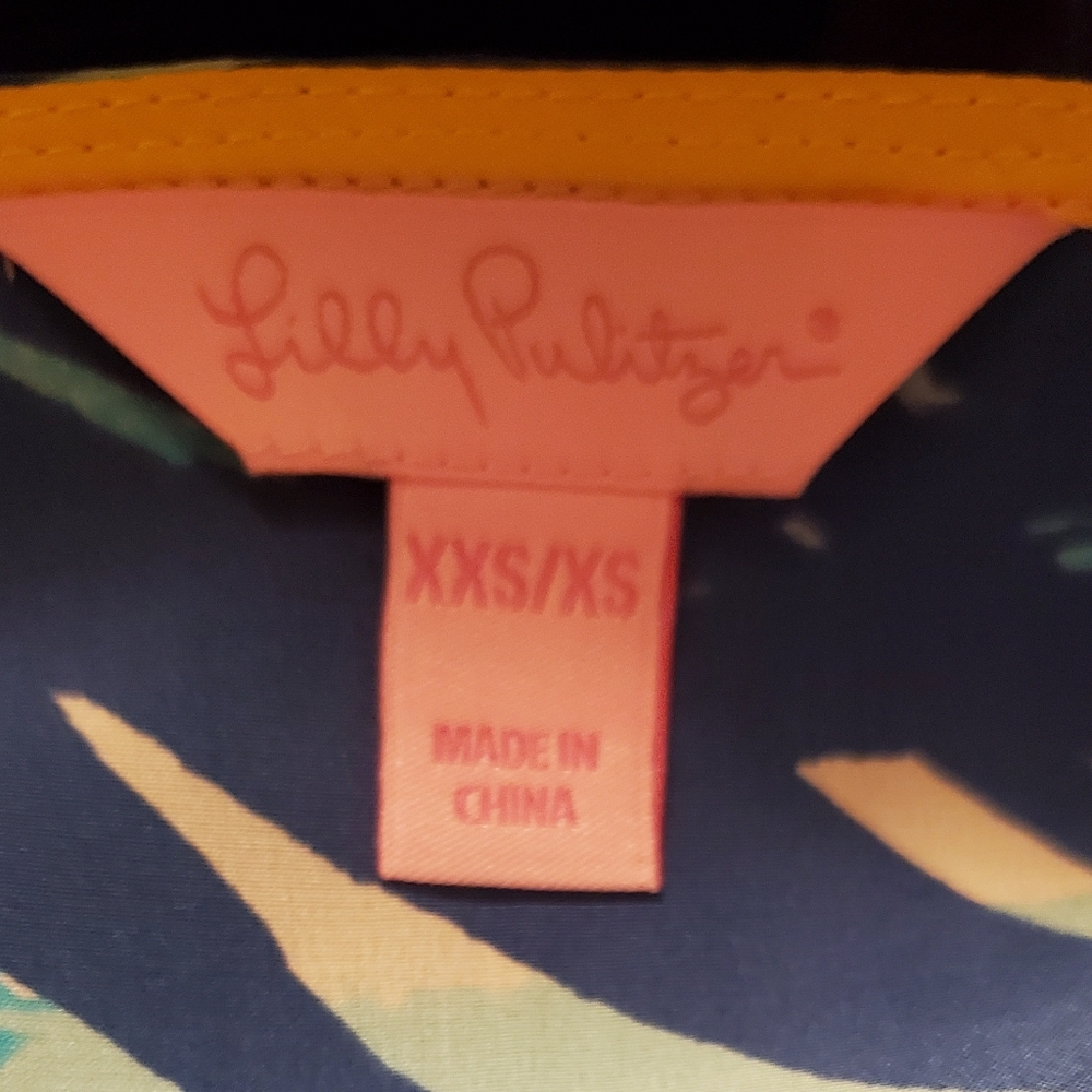 Lilly Pulitzer Vibrant Multicolor Kaftan Top - Picture 3 of 4